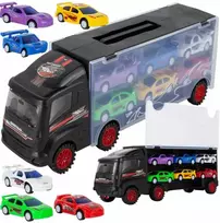 Malplay Žaislinis sunkvežimis su 6 automobiliais
