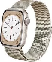 Crong Milano Steel – Nerūdijantis plienas apyrankė skirta Apple Watch 38/40/41/42 mm champagne