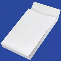 Office Products RBD paketai su silikonine juostele OFFICE PRODUKTAMS, HK, B4, 250x353mm, 150gsm, 250pc, balta