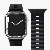 Vonmählen VonMählen laikrodžio dirželis, skirtas Apple Ocean Band Case 1 Band One juodai juodai (AWS00078)