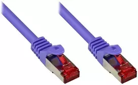 „Good Connections“ 3 m RNS jungiamasis kabelis CAT6 S/FTP PiMF violetinis