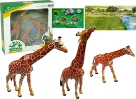 Lean Toys Edukacinis figūrėlių rinkinys Žirafų šeima LeanToys, 3 vnt.