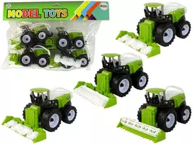 Žaislinių traktorių rinkinys Lean Toys, 4 d.