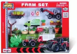 Maisto MEGA ūkininkavimo rinkinys - Massey Ferguson