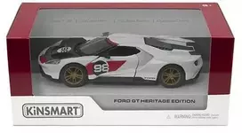 KINSMART Automobilis 2017 Ford GT (Heritage Edition), 1:38