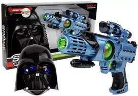 Lean Toys Kosminis kario rinkinys su lazeriniu pistoletu ir kauke