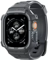 Spigen Rugged Armor Pro – Strap with case for Apple Watch Ultra 49 mm (Dark Pilkas)
