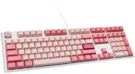 Ducky One 3 Gossamer Rožinė žaidimų klaviatūra – MX-Ergo-Clear US išdėstymas