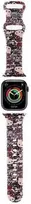 Apyrankė Apple Watch 1 / 2 / 3 / 4 / 5 / 6 / SE / 7 / 8 (38 / 40 / 41 mm) Hello Kitty Strap Silicone Tags Graffiti (HKAWMSDGPTP) rožinės spalvos