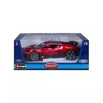 *BBURAGO metal, 1:18, Bugatti Divo Metalic, Raudonas