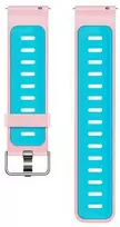 Beline apyrankė Watch 20mm Double Color silikoninė rožinės ir mėlynos spalvos box
