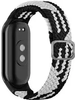 Beline apyrankė Mi Band 9/8 Textile juodos ir baltos spalvos