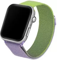 Beline apyrankė Apple Watch Steel38/40/41mm žalias/violetinė