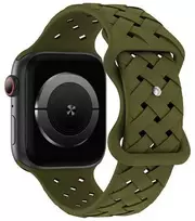 „Beline“ silikoninė austinė apyrankė „Apple Watch“, 38/40/41mm, Olive/Oliver Box