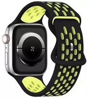 Beline Apple Watch New SportSilicone apyrankė 38/40/41mm juodos spalvos/geltonos spalvos Box