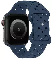 Beline apyrankė Apple Watch silikoninė Woven 38/40/41mm mėlynos spalvos box