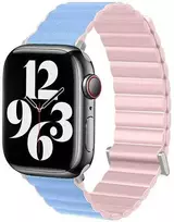 Beline Apple Watch Magnetic Pro apyrankė 38/40/41mm rožinės spalvos/Mėlyna rožinės spalvos/Sierra Box