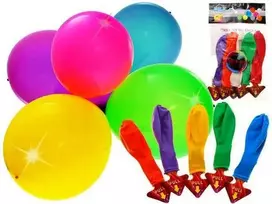 LED balionų rinkinys, 5 vnt.