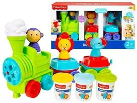 Plastilino rinkinys su traukinuku Fisher-Price