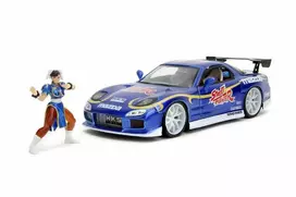Kolekcinis modelis Jada Toys: Street Fighter 1993 Mazda RX-7 1:24