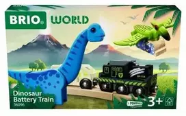 BRIO - Dinozaurų traukinys su baterijomis - 36096