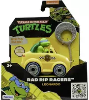 TMNT mašinėlė su figūrėle Rad Rip Racers, asort., 71046