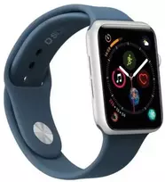 Case4Me SBS silikoninis laikrodžio dirželis, skirtas „Apple Watch 42/44/45/49 mm“. Mėlynas