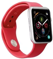 Case4Me SBS silikoninis laikrodžio dirželis, skirtas „Apple Watch“ 42/44/45/49 mm. Raudonas.