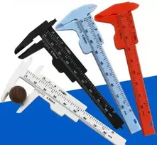 Oem Mini plastikinis suportas 0-80 mm - juodas - matavimo įrankis