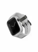 UNIQ apyrankė Monos 2in1 Apple Watch Strap+ Case Series 4/5/6/7/8/9/SE/SE2 44/45mm. pilkos spalvos