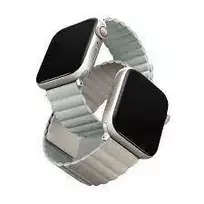 Uniq Išmaniojo laikrodžio Apple Watch 4/5/6/7/8/SE magnetinis/dvipusis dirželis, Smėlio/Žalsvos spalvos, 40/41mm