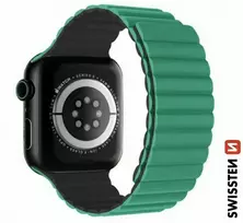 Swissten silikoninė magnetinė juostelė, skirta Apple Watch 42/44/45/49 mm