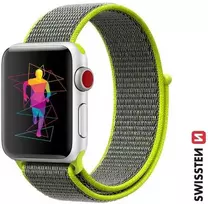 Swissten nailono apyrankė, skirta Apple Watch 42 / 44 / 45 / 49 mm