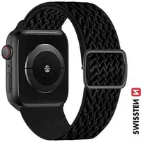 Swissten nailono apyrankė su sagtimi, skirta Apple Watch 42/44/45/49 mm