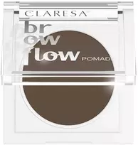 Claresa Antakių pomada „Brow Flow“ 02, vidutinė ruda, 3,5 g