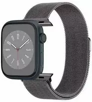Spigen Metal Fit, grafito - Apple Watch 49mm/46mm/45mm/44mm/42mm