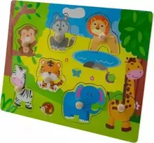 EURObaby ZAB Dėlionė 30X22 SAFARI