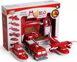 Malblo magnetinės gaisrinės mašinos