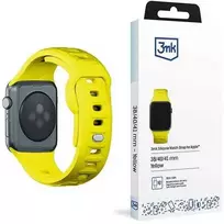 3MK silikoninis laikrodžio dirželis geltona/yellowdla Apple Watch 38/40/41mm
