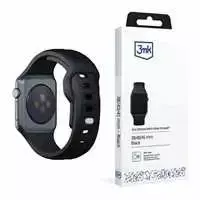 3MK silikoninė apyrankė juodos spalvos Apple Watch 38/40/41mm