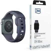 3MK silikoninis laikrodžio dirželis pilkas skirtukas Apple Watch 38/40/41mm