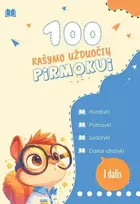 KNYGA 100 rašymo užduočių pirmokui, 1 dalis
