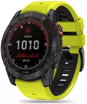 Apyrankė Garmin Fenix 3 / 5X / 3HR / 5X Plus / 6X / 6X Pro / 7X Tech-Protect IconBand lime-juodos spalvos