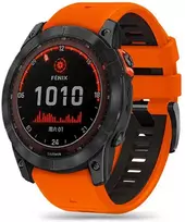 Apyrankė Garmin Fenix 3 / 5X / 3HR / 5X Plus / 6X / 6X Pro / 7X Tech-Protect IconBand oranžinės ir juodos spalvos