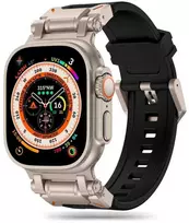 Apyrankė laikrodžiui Apple Watch 4 / 5 / 6 / 7 / 8 / 9 / SE / Ultra 1/2 (44 / 45 / 49 mm) Tech-Protect Delta Pro juodos spalvos-titanium