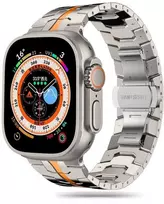 Apyrankė laikrodžiui Apple Watch 4 / 5 / 6 / 7 / 8 / 9 / SE / ULTRA 1 / 2 (42 / 44 / 45 / 49 mm) Tech-Protect Stainless Titanium