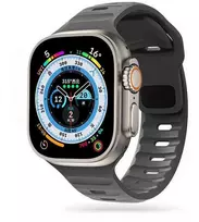 Tech-Protect IconBand Line apyrankė skirta Apple Watch 4 / 5 / 6 / 7 / 8 / 9 / SE / Ultra 1 / 2 (42/44/45/49 mm) - pilkos spalvos