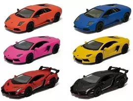 Kinsmart "5"" Matte Lamborghini (Murcielago,Aventador & Veneno)"