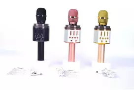 Belaidis Bluetooth Karaoke mikrofonas K068 Su šviesos efektais