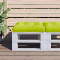 Paletės pagalvėlė, ryškiai žalios spalvos, audinys